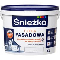 Peinture blanc neige pour façades et élévations 10L Mat Extra façade