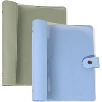 Ring Binder - PVC Transparent - A5 Format - 6 Metal Rings - 230 x 175 mm - Refillable Document Holder