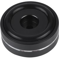 Robuste 40x15 mm Verstärkerfüße aus Aluminiumlegierung, schwarze Antivibrationsdämpfer für Audiogeräte