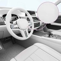 vidaXL Film 4D de voiture Blanc 100x150 cm