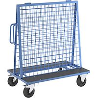 Carro de acero para piezas de trabajo carga máx 500 kg con 2