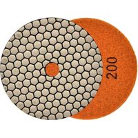 Polierscheibe zum Trockenschleifen von Steinzeug 125 mm GR200 (25/250)