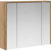 Armoire De Toilette - Armoire Miroir de Salle de Bain Chêne artisan fr383 - Maison La Vie