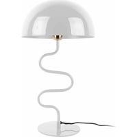 Leitmotiv Twist lámpara de sobremesa blanca diseño contemporáneo