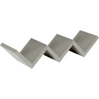 Dekorativer wandregal mod. Saetta farbe eiche grau neu