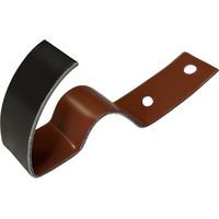 Crochets de Fixation pour Tuile Faîtières, Clips pour Tuiles Tuile à Emboîtement Toiture de Faitage, Brun Foncé – 50 pièces