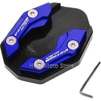 Aplicable a: V-Strom250SX 2023, V-STROM250SX, DL250SX 2023. Trípode para motocicleta, soporte lateral ampliado para motocicleta, asiento ampliado (azul).