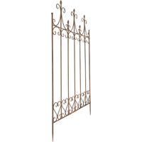 Calandre pour les plantes d'escalade Floner dans le fer marrone ancien