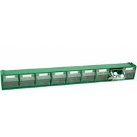 Vipa Cassettiera Componibile Fox 101 Verde 9 Cassetti mm. 600X68X76 H