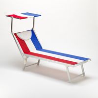 Lettino Prendisole da Mare e Spiaggia Professionale in Alluminio Santorini Europe - Francia