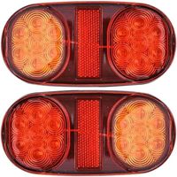 Feux de Remorque LED 12V,2pcs Feu Arriere pour Remorque LED Etanche