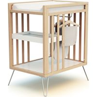 JURABABY - Table à langer 2 étagères ONLY en bois 76 x 56 x 94 cm