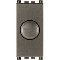 VIMAR - 19153.M Regulador de intensidad 230V 100-500W pulsador metálico