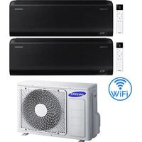 Climatiseur double split Inverter Samsung Windfree BLACK R32, 12000 + 12000 BTU, avec certification européenne AJ068TXJ3KG/EU, neuf en 2025, classe A++/A+