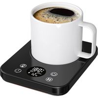 Tapis chauffant pour tasse, tapis chauffant à température constante, socle chauffant pour tasse, tapis chauffant à température constante en métal, dispositif de maintien au chaud pour café deng ALOVEZ