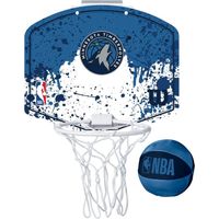 SET MINICANASTA WILSON TEAM MINI HOOP NBA TIMBER