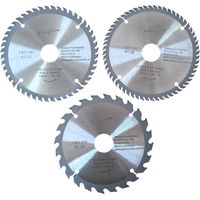 TrendLine Kreissägeblatt-Set Ø 160 mm Bohrung Ø 30 mm 3-teilig Kreissägeblatt