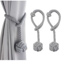 Embrasses de rideaux, lot de 2 embrasses de rideaux en corde, embrasses de rideaux robustes pour rideaux