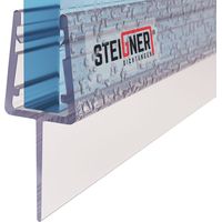 STEIGNER Duschdichtung UK10 Ersatzdichtung für Dusche Wasserabweiser, L, 40 cm, (Einzeldichtung), 6mm bis 8mm Glasstärke
