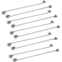 10 pièces Edelstahl Kabinentürhaken Eye Catch Shed Tor