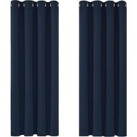 2 Pièces Rideau, Œillet, Isolant Thermique, Occultant, Polyester, Chambre Salon