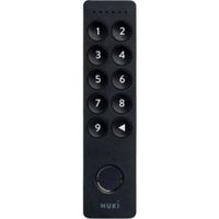 Clavier connecté Nuki Keypad 2 – Déverrouillage par empreinte digitale et code PIN – Installation sans câblage – Compatible avec serrures Nuki