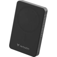 VERBATIM CARGADOR INALAMBRICO POWER BANK 10K MAH 1XUSB-C NEGRO