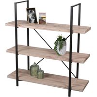 Pequeña biblioteca abierta con 3 estantes de madera colección DARYL – Dimensiones 100x33x106 cm