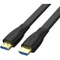Cable HDMI Unitek C11063BK-2M de alta velocidad 2.0, 4K 60Hz, plano, 2 m
