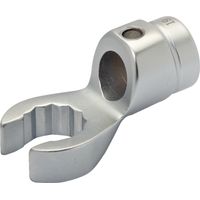 Bahco Offener Hahnenfuß-Ringschlüssel mit runder 16 mm Zapfenaufnahme, SW 7 mm