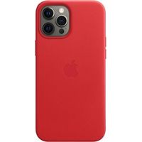 Apple - (PRODUCT) RED - carcasa trasera para telfono mvil - con MagSafe - cuero - rojo - para iPhone 12 Pro Max
