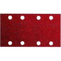 Feuilles de papier de verre perforées avec velcro pour ponceuses - blister 80 grains de 6
