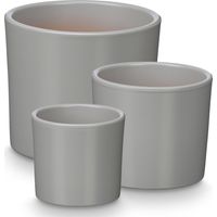 Blumentöpfe aus Keramik, 3 Stück, Ø 14, 17, 22 cm
