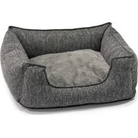 K CAMA PERRO THEO 55 X 50 X 20 CM GRIS OSCURO