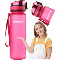 Bouteille filtrante Aquaphor rose 0,5 l + 1 filtre