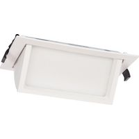 LED Downlight Einbaustrahler Schwenkbar Rechteckig 46W Chip OSRAM 120 lm/W CCT LIFUD Ausschnitt 210X125 mm No Flicker 3000K Warmweiß