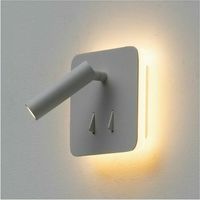 LOST Multifunctional LED Double Light Reading Lamp - White