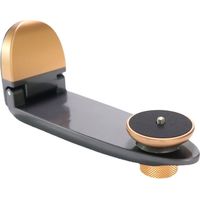 Projector wall mount, foldable adjustable load stand in black and gold, 4KG