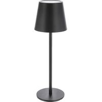 Lámpara LED de Mesa 36 cm Recargable Touch 2W Luz Regulable 3000K-6000K USB Color: Negro