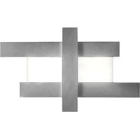 Applique LED 50W - Structure géométrique en acier, lumière chaude 3000K, 2620lm, largeur 104 cm