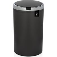 Les Collectors N°347-Cubo de basura Automática, Capacidad 42L, Sensor Apertura Infrarrojos, Silenciosa, Forma Redonda, Edición Gris Oscuro, Acero Inoxidable, 30x30x72 Cm, 42 L