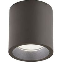 Show - Plafoniera Cilindrica Da Soffitto A Led 12W A Luce Calda Colore Corten