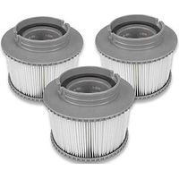 Filtre,Cartouches de Filtre de Piscine,Filtre Cartouches de Rechange de Filtre pour Baignoire,Spa,Piscine (3PCS)