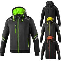 Felpa Tecnica da Lavoro Sparco Colorado Nero-Arancio S