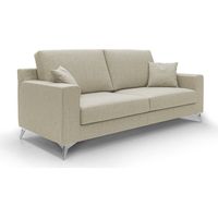 Michael Canapé en tissu imperméable antitache T03 146 cm beige