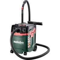 Metabo – Aspirateur professionnel eau/poussière 30 L – Nettoyage filtre automatique – Prise intégrée pour outils électroportatifs – Certifié classe L