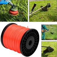 TolleTour Fil débroussailleuse nylon 2,0 mm rond 100 m pour coupe-bordures et jardin