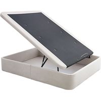 Canape pliante en similicuir Arty Beige - 90x190cm - No