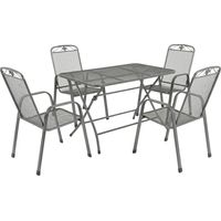 MWH Garten-Essgruppe Caffe Latte 2.0 4 Personen Sitzgruppe