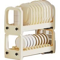 Organisateur de Plaque de Cuisine Rétractable et Multifonction, Rack de Séchage pour Plats